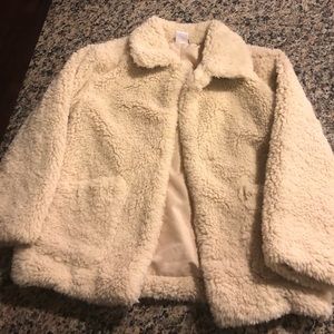 Crazy 8 5T Beige Teddy Coat